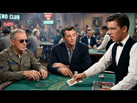 Robert Mitchum Caught A Gambler Cheating A Blind Veteran In Reno 1955—At The Table Froze Everyone