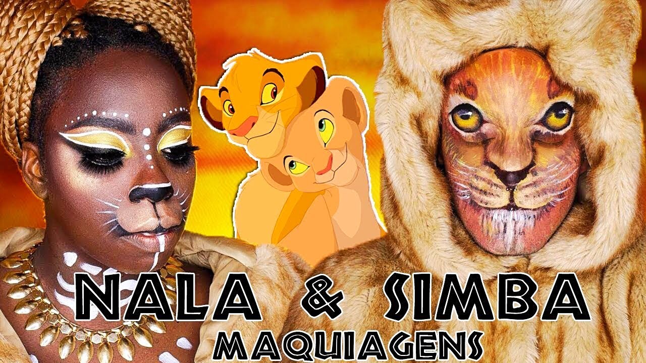 SIMBA E NALA 🦁 O REI LEÃO MAKEUP EP3 |Victor Nogueira