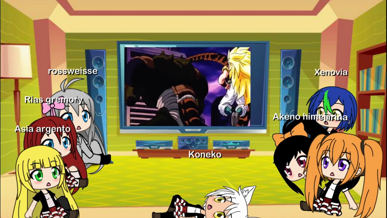 clan gremory reacciona a guerreros z vs hildegar