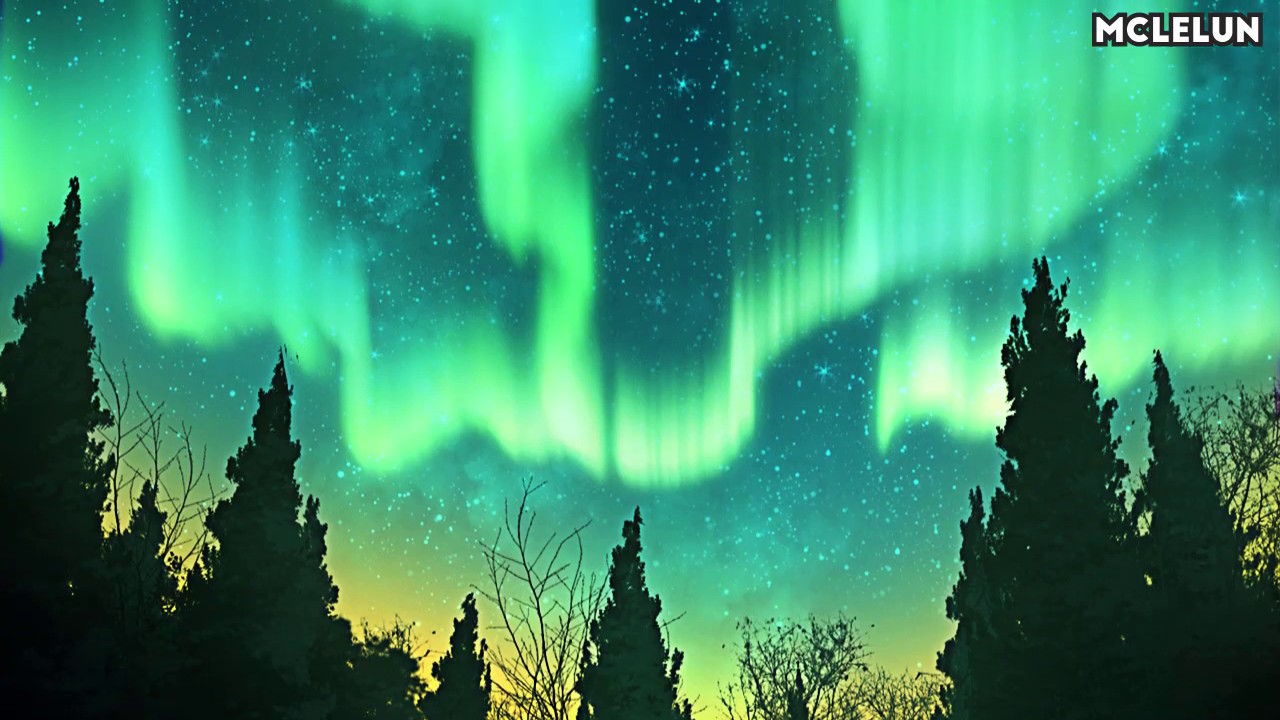 Photoshop Painting - Aurora Northern Polar Lights