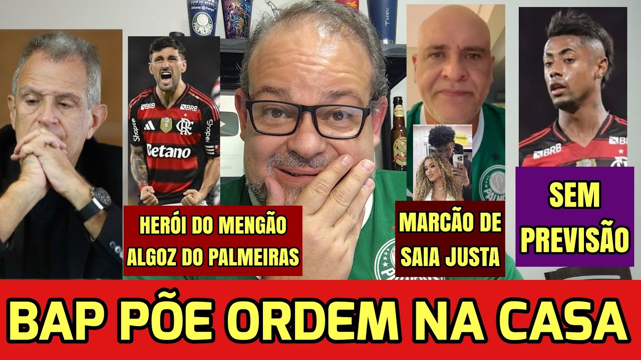 BAP COBRA FUTEBOL DO FLAMENGO. MAIOR VÍTIMA DE ARRASCAETA! BH LESÃO. SAIA JUSTA EM MARCÃO! RECOPA 