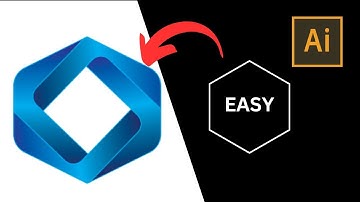 Modern Polygon Logo Design in Adobe Illustrator Tutorials ।Graph Paper