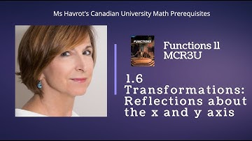 Functions 1.6  Transformations : Reflections about the x and y axis