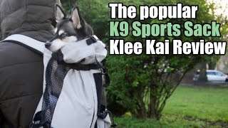 K9 Sports Sack | Klee Kai Review | Mini Husky Loves It