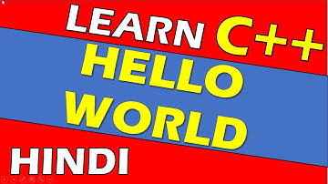 C++ Hello world program | C++ Hello world tutorial | dev c++ hello world | C++ programming tutorial