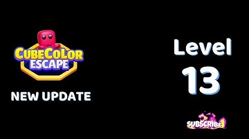 🎮 Cube Color Escape Level 13 Walkthrough 🧩 | SolutionGuruji