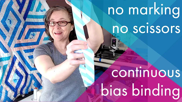 ULTIMATE Continuous Bias Binding Tutorial - only 2 seams and a rotary cutter