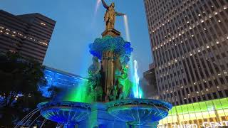 Cincinnati Fountain Square Virtual Walk, Netherland Plaza, and Walnut Street #CNU32