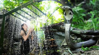Check out the Big Trap - Artificial Rain from Bamboo Tubes/Bushcraft & Survival Part 8