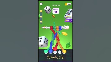 Tangle Master 3D - Level 213 & Level 214, Walkthrough, #shorts
