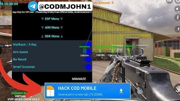 CODM IOS HACK V1.0.48! MOD MENU FOR COD MOBILE! CHEAT CODM IOS/ANDROID! GLOBAL AND GARENA! 100% SAFE