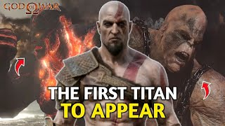 Who was The First Titan Kratos encountered in God of War ? | GOD OF WAR Lore