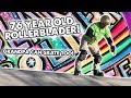 AM I TOO OLD TO SKATE? 76 YEAR OLD ROLLER BLADER SHREDS ...