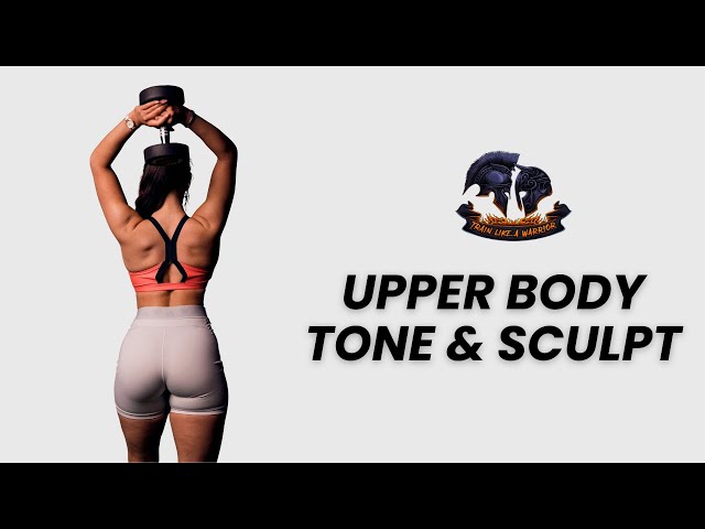 Full UPPER BODY Workout (Tone & Sculpt) - 20 min At Home 