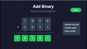 Add Binary in Python | LeetCode Solution Explained!
