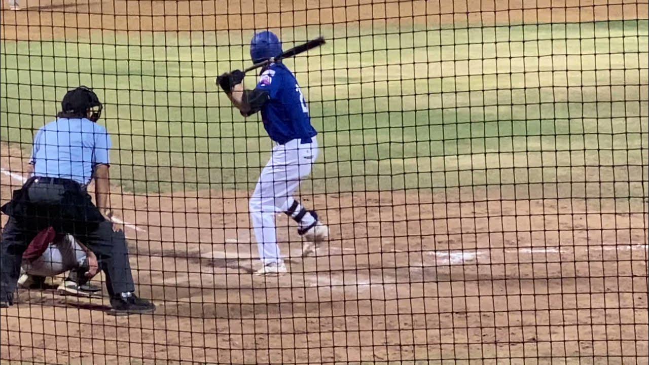 Austin Ruffner Hitting 2021 Bakersfield Train Robbers YouTube