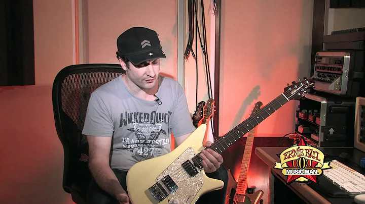 Blues Saraceno and the new Ernie Ball Music Man Al...