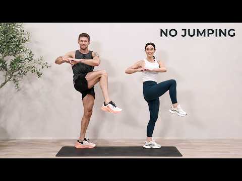 35 Min FULL BODY HIIT Workout | No Jumping, No Equipment