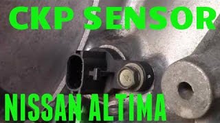 2002 Nissan Altima Crankshaft Position Sensor Connector Removal 2002 Nissan Altima Crankshaft Sensor