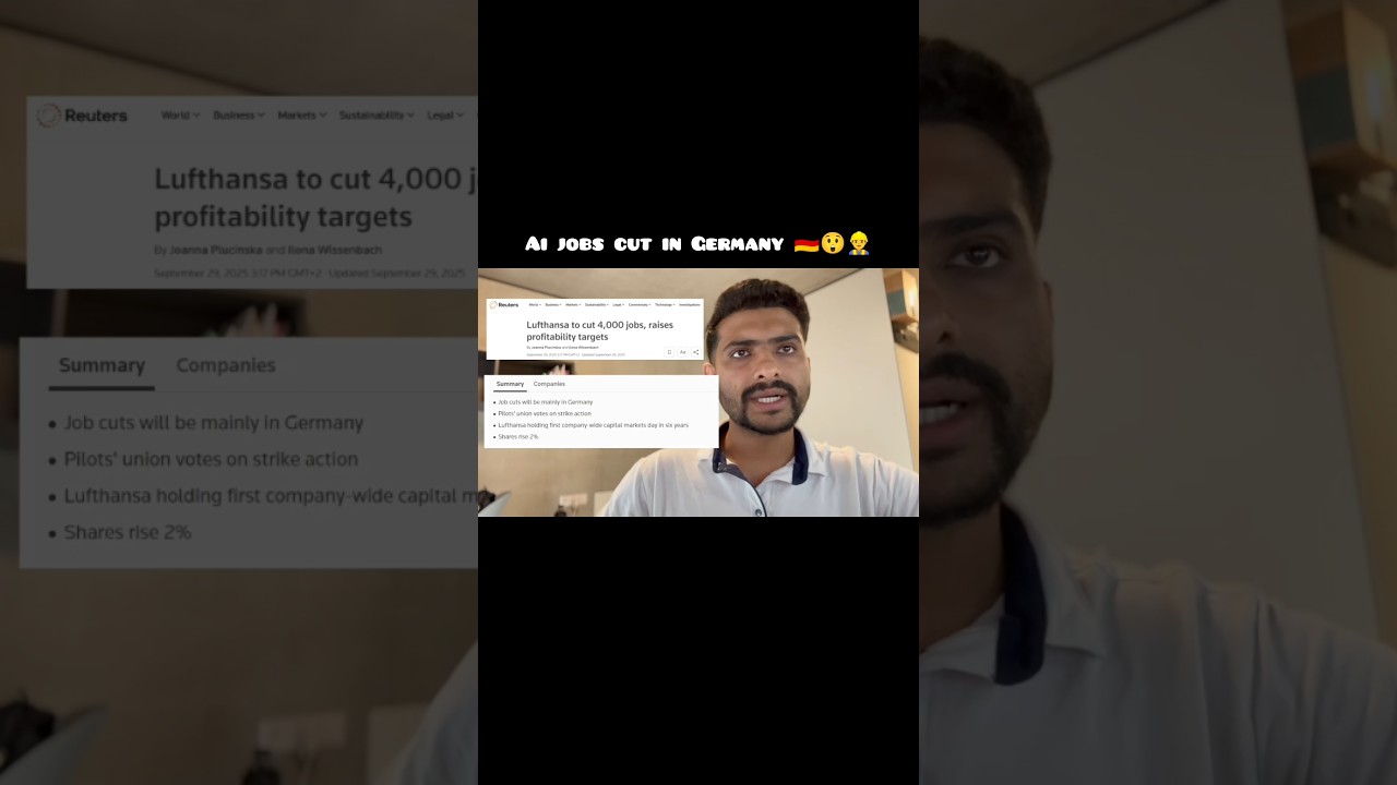 AI Job Cuts in Germany 🇩🇪👷‍♂️