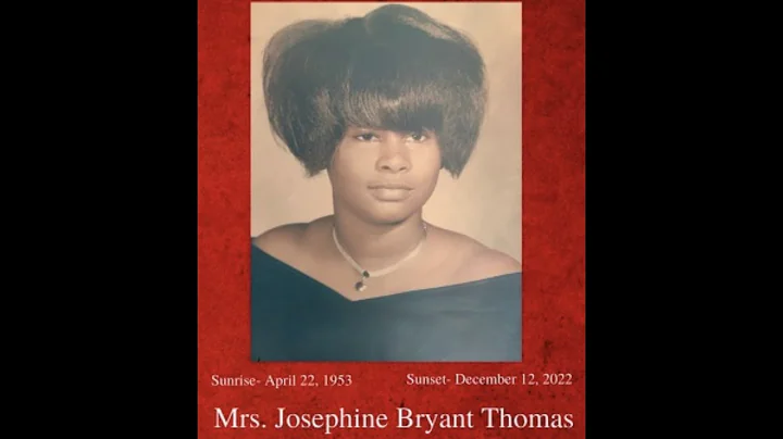 Celebration of Life for Mrs. Josephine Bryant Thomas