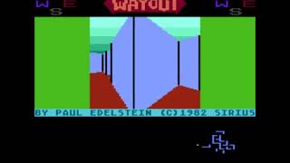 Wayout (1982) - First 3D game with 360 degree freedom screenshot 3