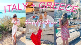TRAVEL WITH ME TO ITALY + GREECE!