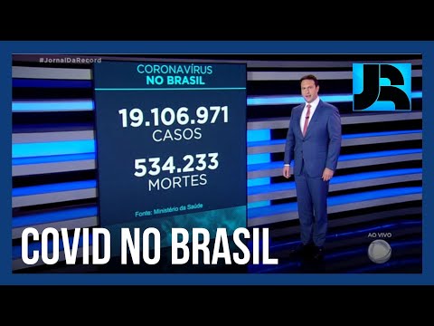 Coronavírus: Brasil registra 534.233 mortes, 745 nas últimas 24 horas
