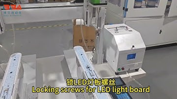 BBA High - Precision Desktop Screw Machine Locking LED light screw Blowing - type Auto Screwdriver