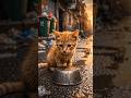 The Brave Little Cat's Kindness 🐱❤️ | Motivational Cat Story#cat #shorts #short video