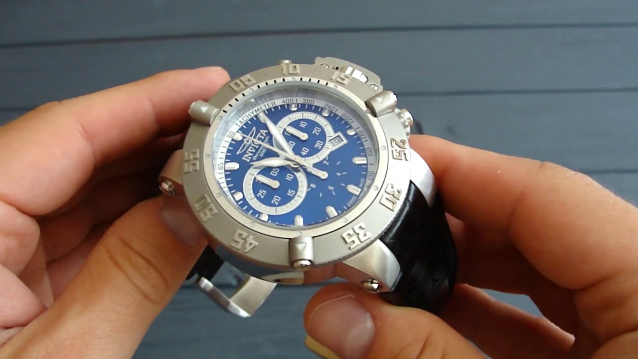 Обзор часов Invicta 5512 Subaqua Noma III Swiss Made Chronograph 500m