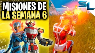 Como Completar Todas Las Misiones De La Semana 6 En Fortnite Temporada 4 Capitulo 6 Shock Explosivo