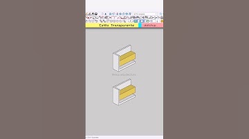 TRANSPARENT STYLE - Learn SketchUp #sketchup #tutorial #learning #tips #learn #thankyou #fyp