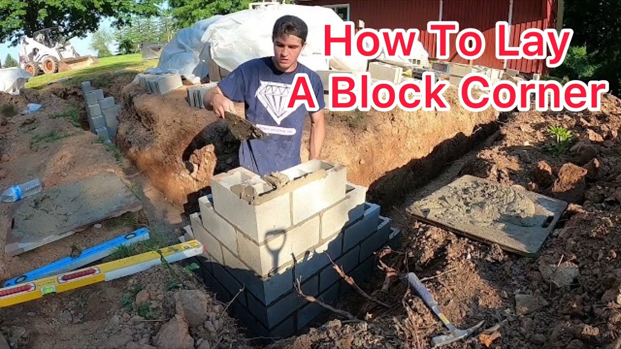 How To Lay A block corner pt. 3 