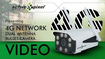 Active Pixel 4g 2mp bullet security camera
