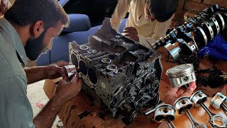 Restoration Process of 1600cc Car Engine | Mitsubishi Lancer Engine Repairing Process