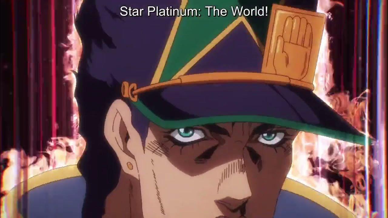 JoJo Part 6 Jotaro Star Platinum : The World 
