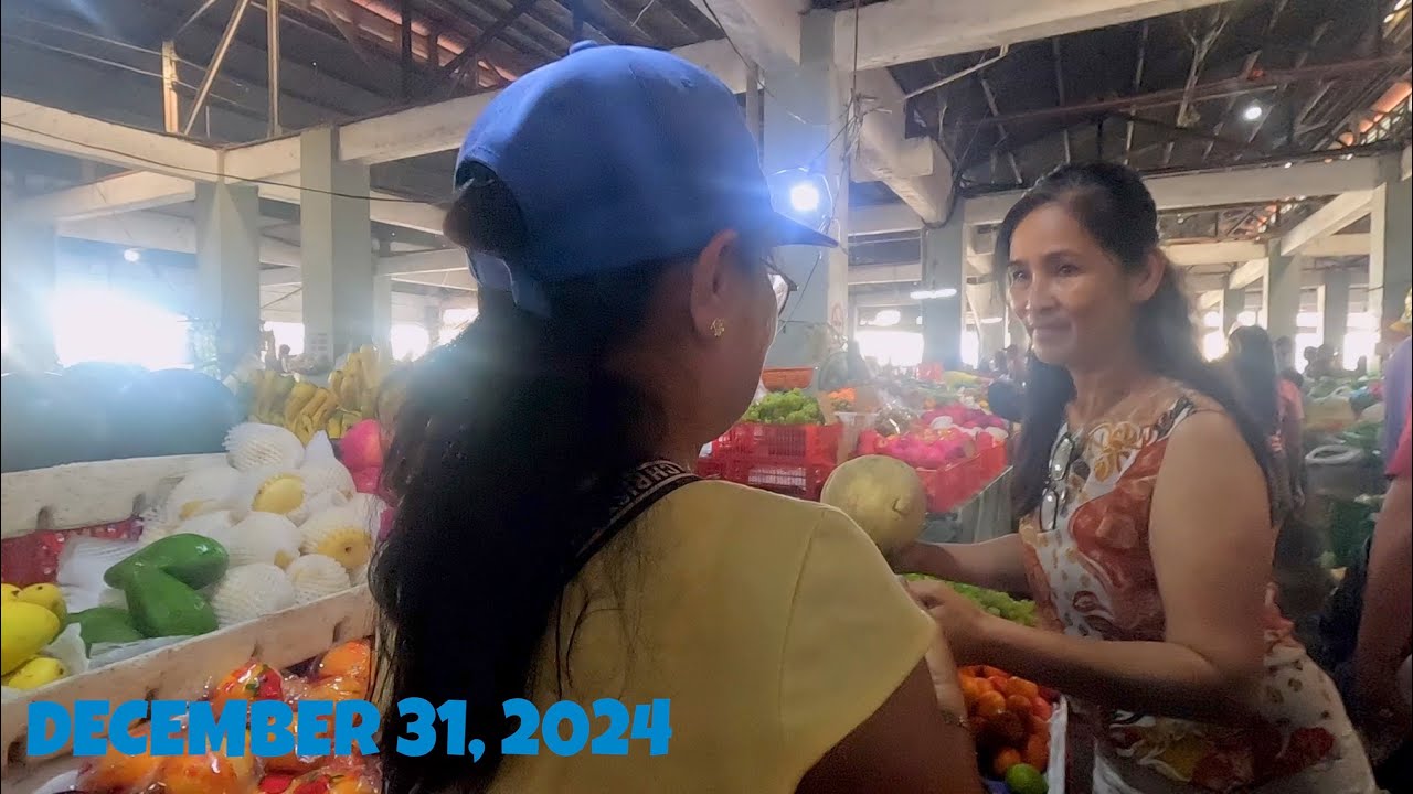Retired American Living in the Philippines - New Year's Eve Market Run in Badoc