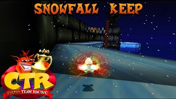 CTR Crash Team Racing: Snowfall Keep Custom Track By LateOne15