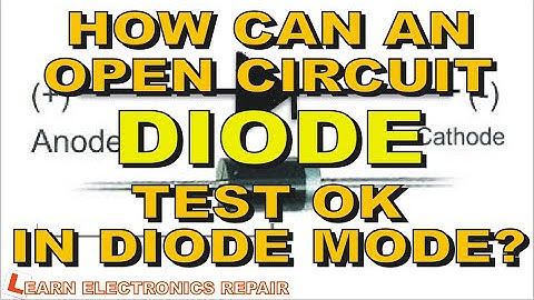 How Can A FAULTY Rectifier Diode Test OK In Diode Mode?