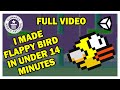 I Made Flappy Bird In Under 14 Minutes || World Record || FULL VIDEO