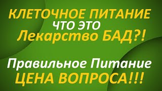 Клеточное Питание Что Это Лекарство БАД? Правильное Питание Цена