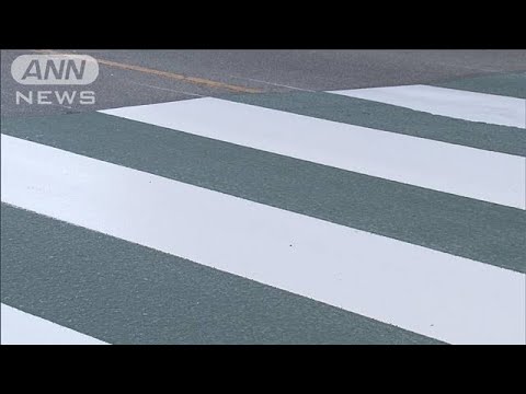 「富士山×コンビニ店」で新対策　横断歩道を緑と白で塗装(2024年12月25日)