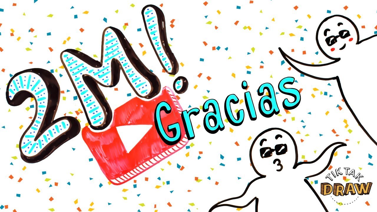2 MILLONES de #tiktakers | Sorteo Especial #tiktakdraw2M | Draw My Life ...
