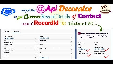 How to pass recordId to get current Contact record using lightning-record-view-form Salesforce LWC