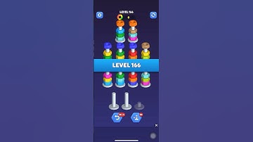 Nut Sort Color Puzzle Games Level 166 #shorts #shortvideo #shortsfeed #sortinggame