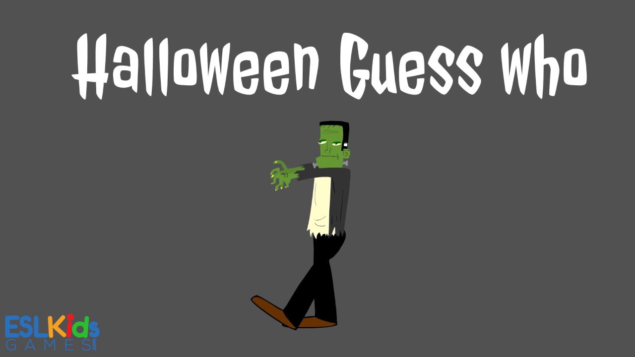 ESL Halloween Game Guess who - ESL Kids Games