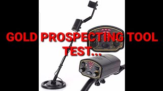 GOLD PROSPECTING TOOL USING SMART SENSOR METAL DETECTOR