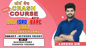 ESE ISRO BARC 2021 || Maximum Power Transfer Theorem MPTT