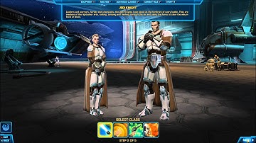 Star Wars: The Old Republic Beta Gameplay (Character Creation)
